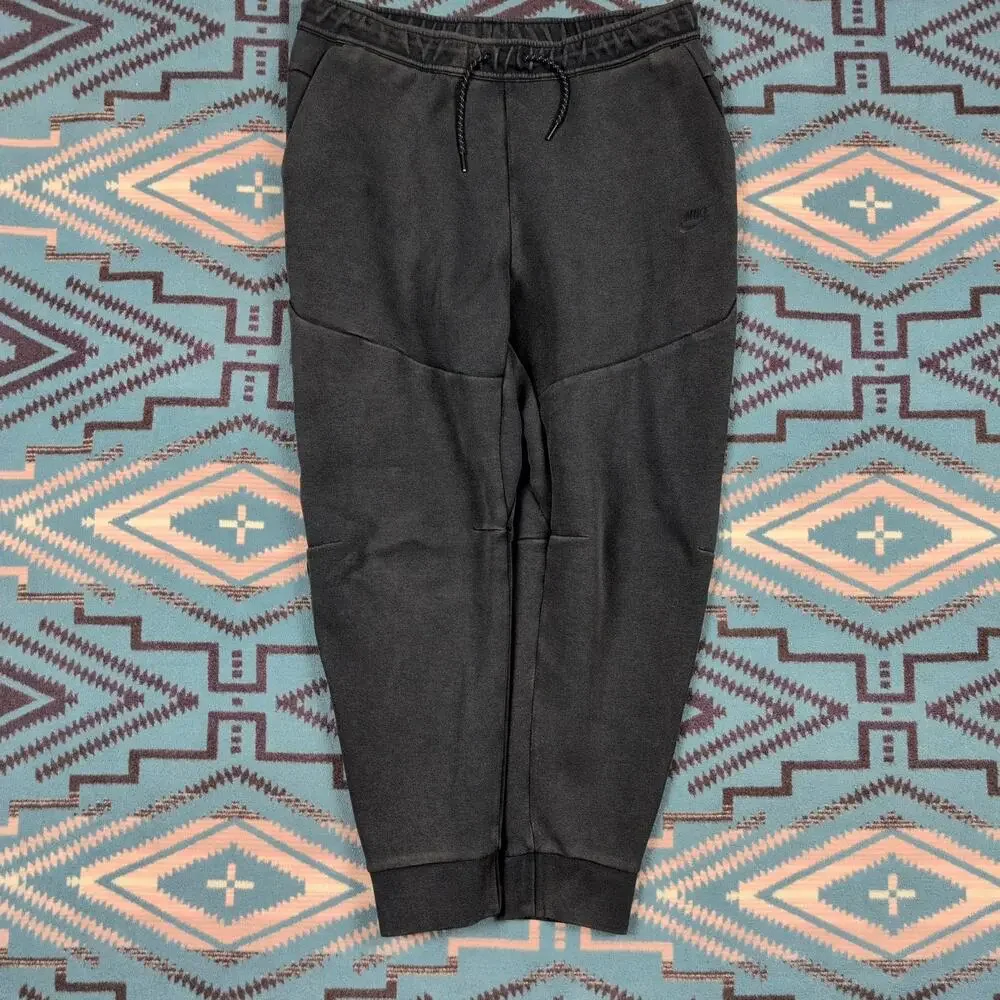 Nike Tech Fleece Pants Jogger Sweatpants Washed Faded Black Size XL - Picture 2 of 14